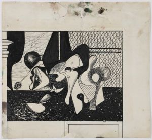 [Drawing for an Unrealized Mural Project]c. 1936 D0215
