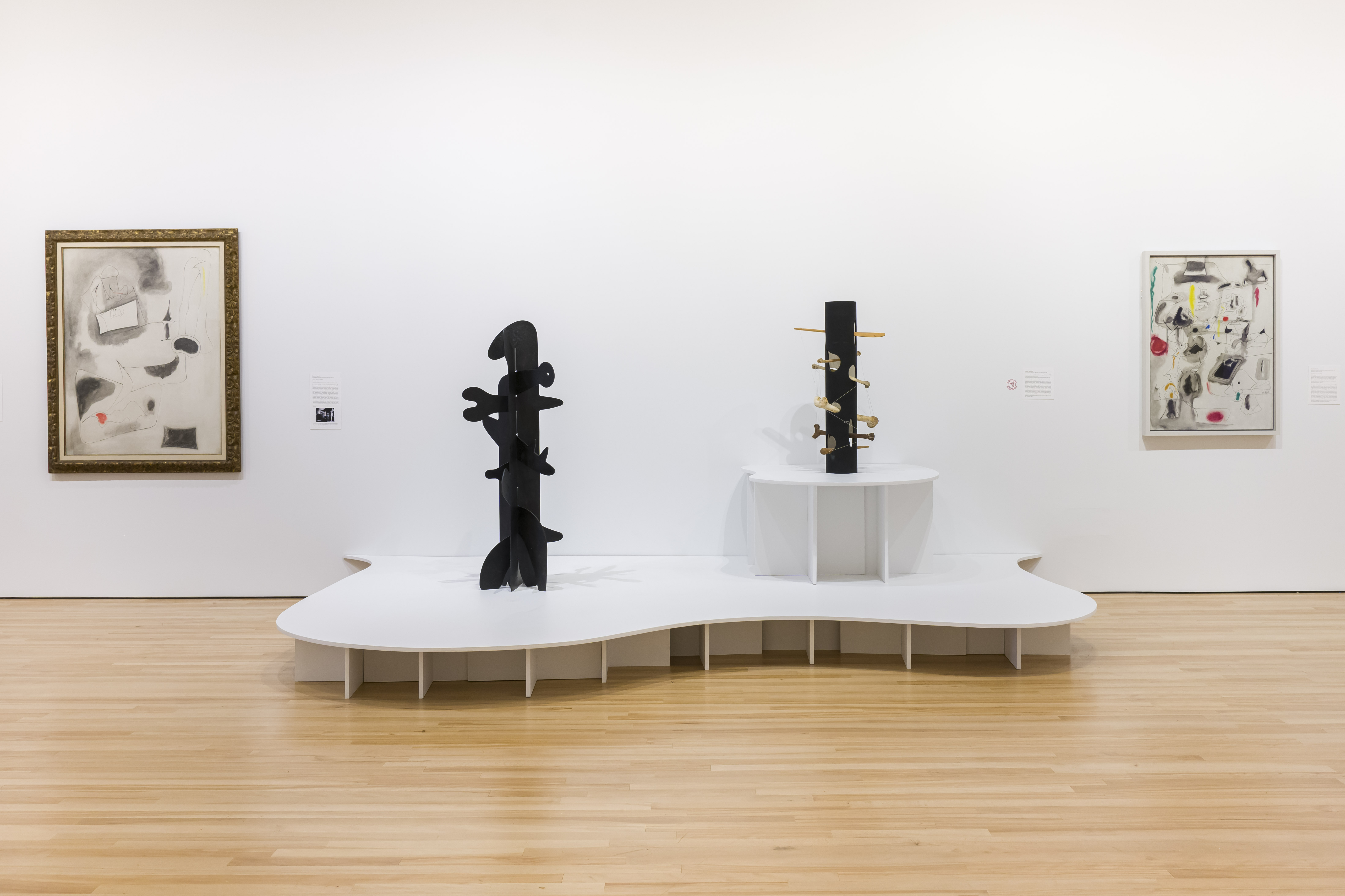 Installation photograph: In Creative Harmony: Three Artistic Partnerships at Blanton Museum of Art, the University of Texas at Austin, February 16&ndash;July 20, 2025. Courtesy Blanton Museum of Art. Photo by Taryn Mills.