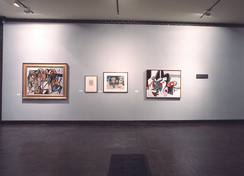 Installation photograph: Arshile Gorky: Drawings to Paintings at Neuberger Museum, Purchase College, State University of New York, February 10&ndash;March 14, 1976.