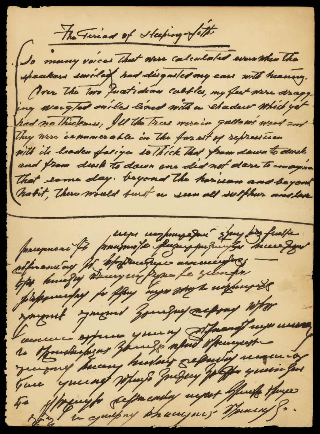 Page 1 of Gorky n.d., from Arshile Gorky Research Collection (1936–1993), Francis Mulhall Achilles Library, Archives, Whitney Museum of American Art, New York