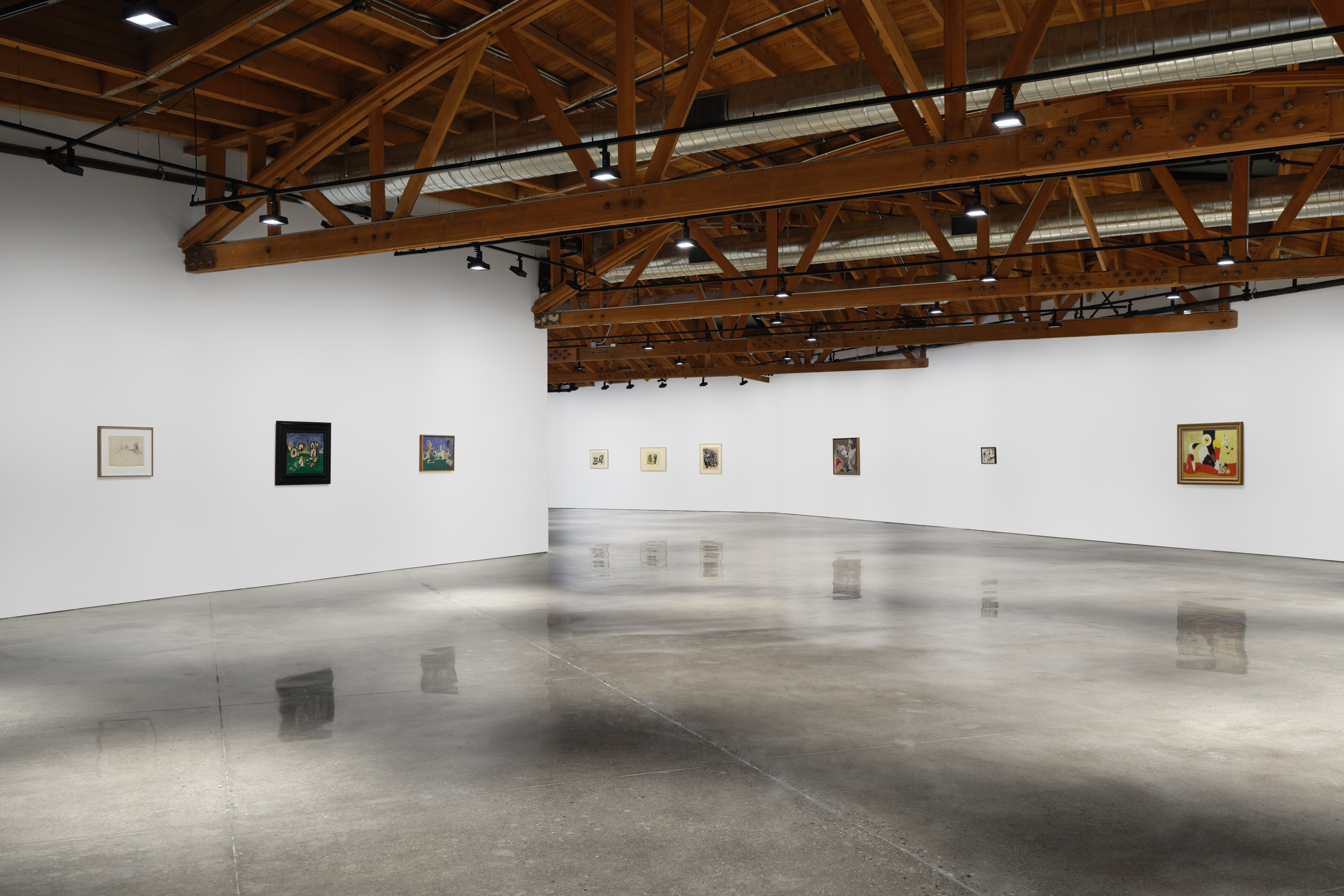 Installation photograph: Arshile Gorky: Horizon West, Hauser & Wirth, West Hollywood,  February 21&ndash;April 25, 2026. Courtesy of Hauser & Wirth Gallery. Photograph by Paul Salveson.