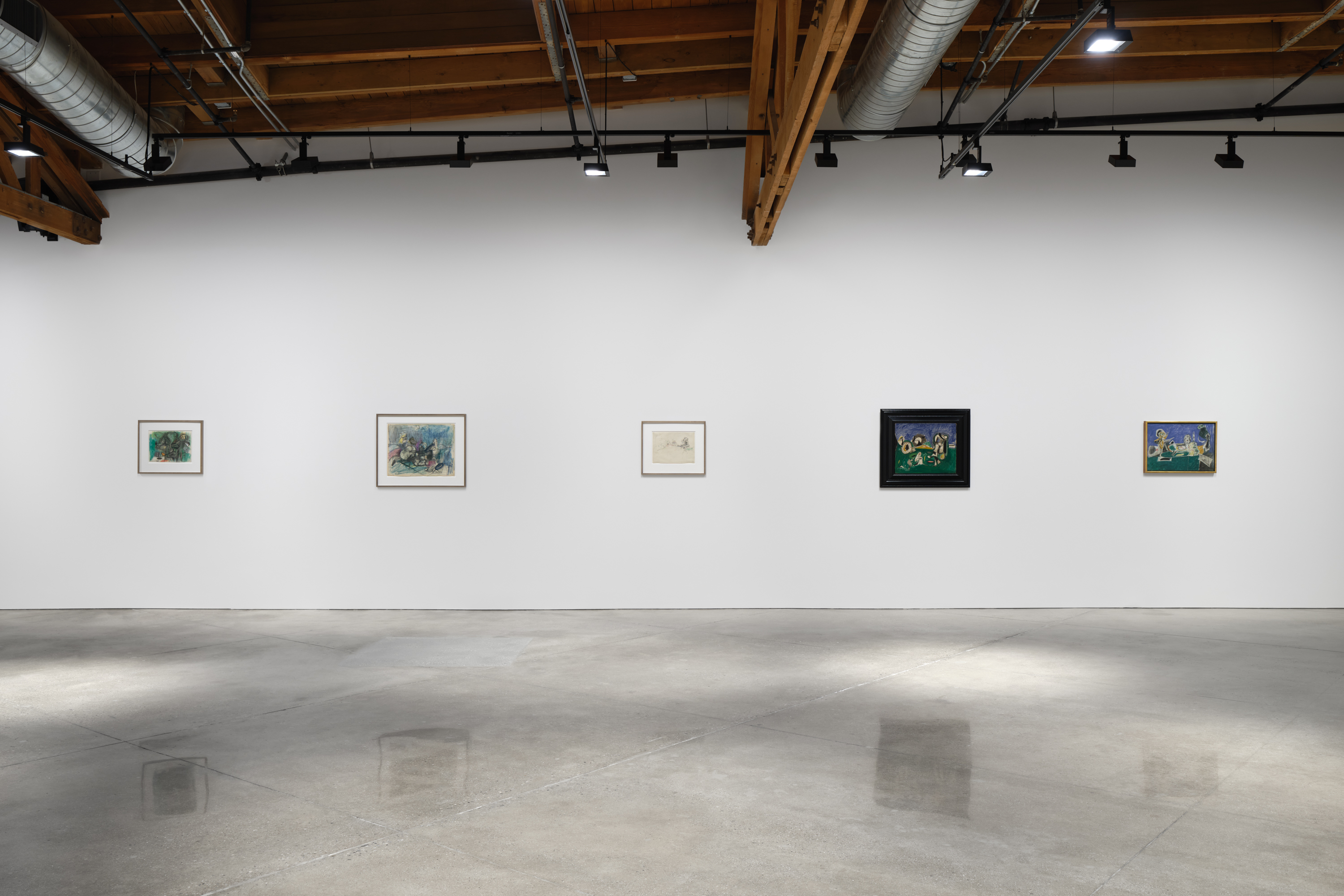 Installation photograph: Arshile Gorky: Horizon West, Hauser & Wirth, West Hollywood,  February 21&ndash;April 25, 2026. Courtesy of Hauser & Wirth Gallery. Photograph by Paul Salveson.