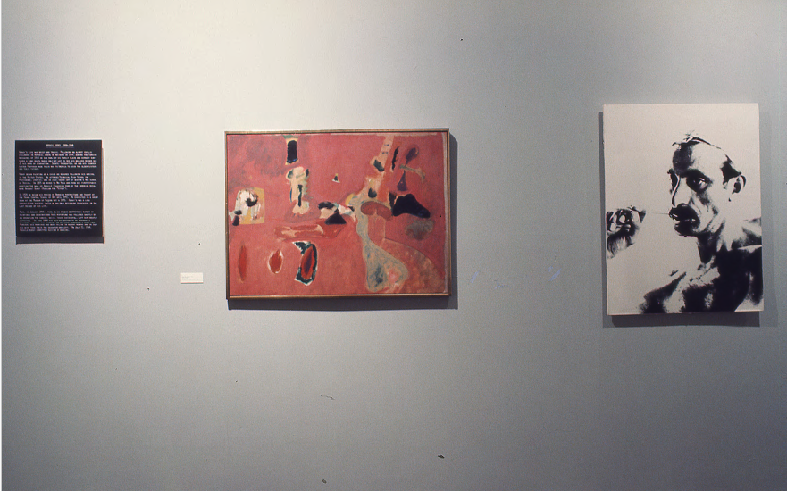 Installation photograph: Arshile Gorky: Drawings to Paintings at Neuberger Museum, Purchase College, State University of New York, February 10&ndash;March 14, 1976.