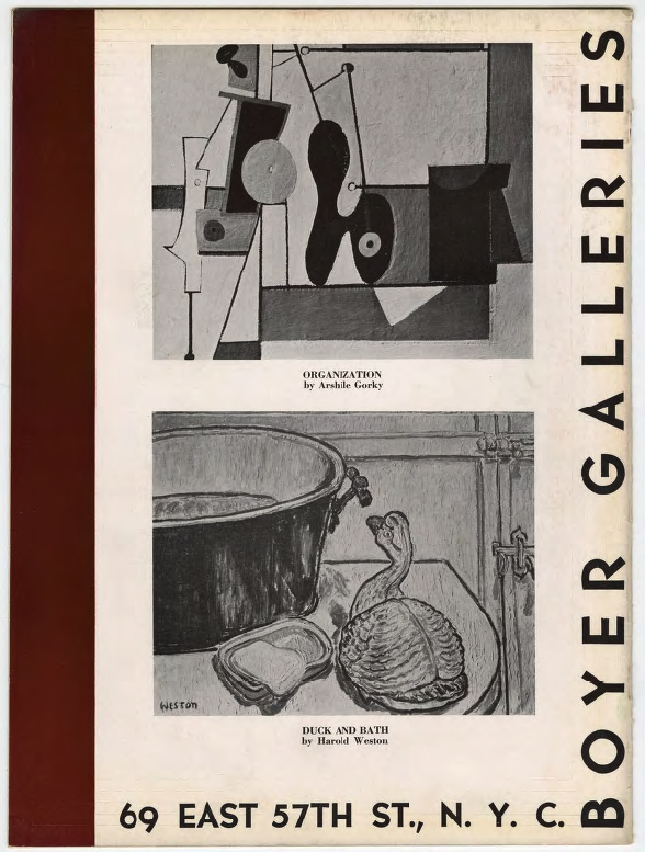 Advertisement: Advertisement for Boyer Galleries, 69 East 57th Street, New York.
