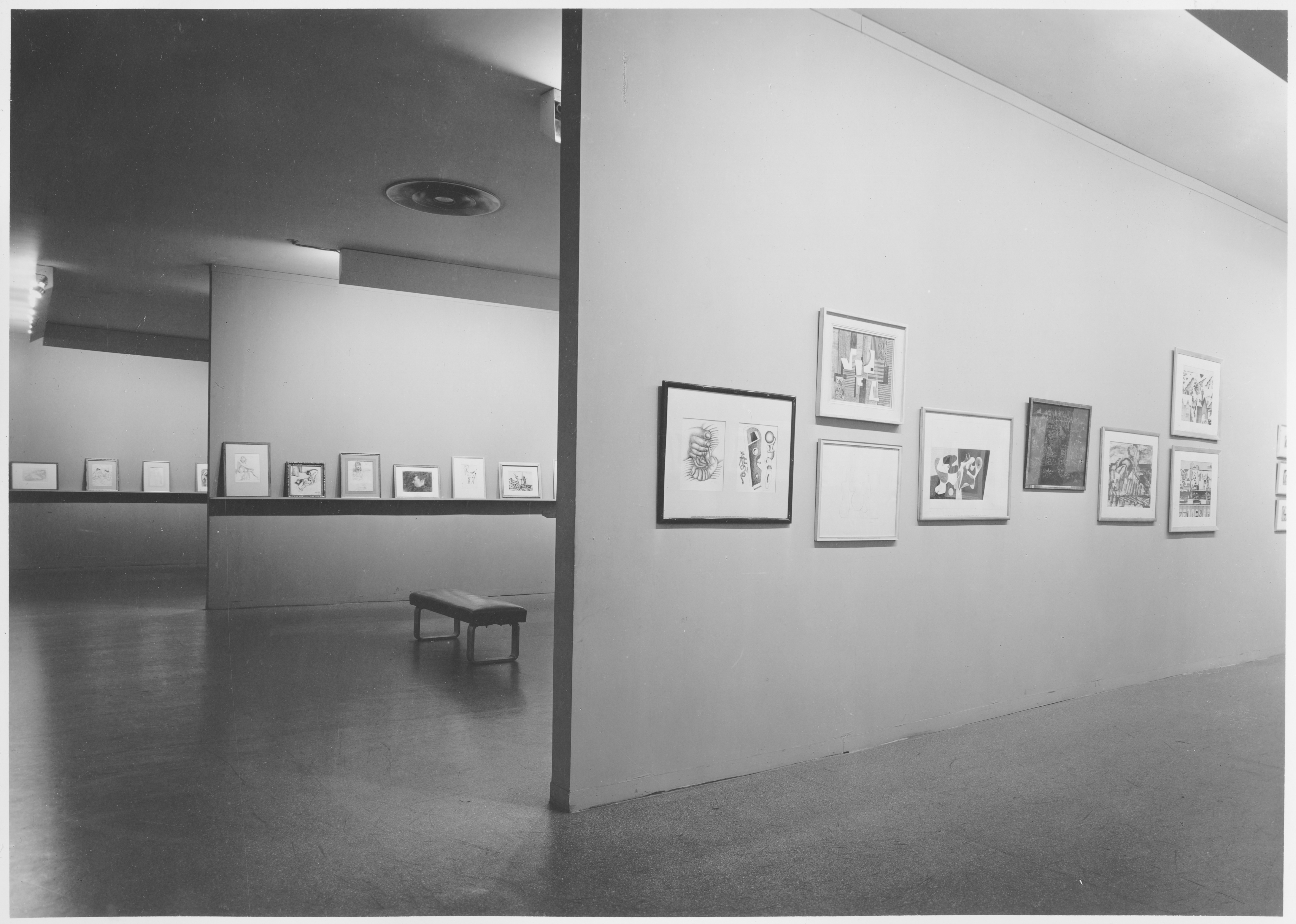 Installation photograph: Modern Drawings at Museum of Modern Art, New York, February 16&ndash;May 10, 1944. &copy; The Museum of Modern Art/Licensed by SCALA / Art Resource, NY. Photograph by Soichi Sunami.