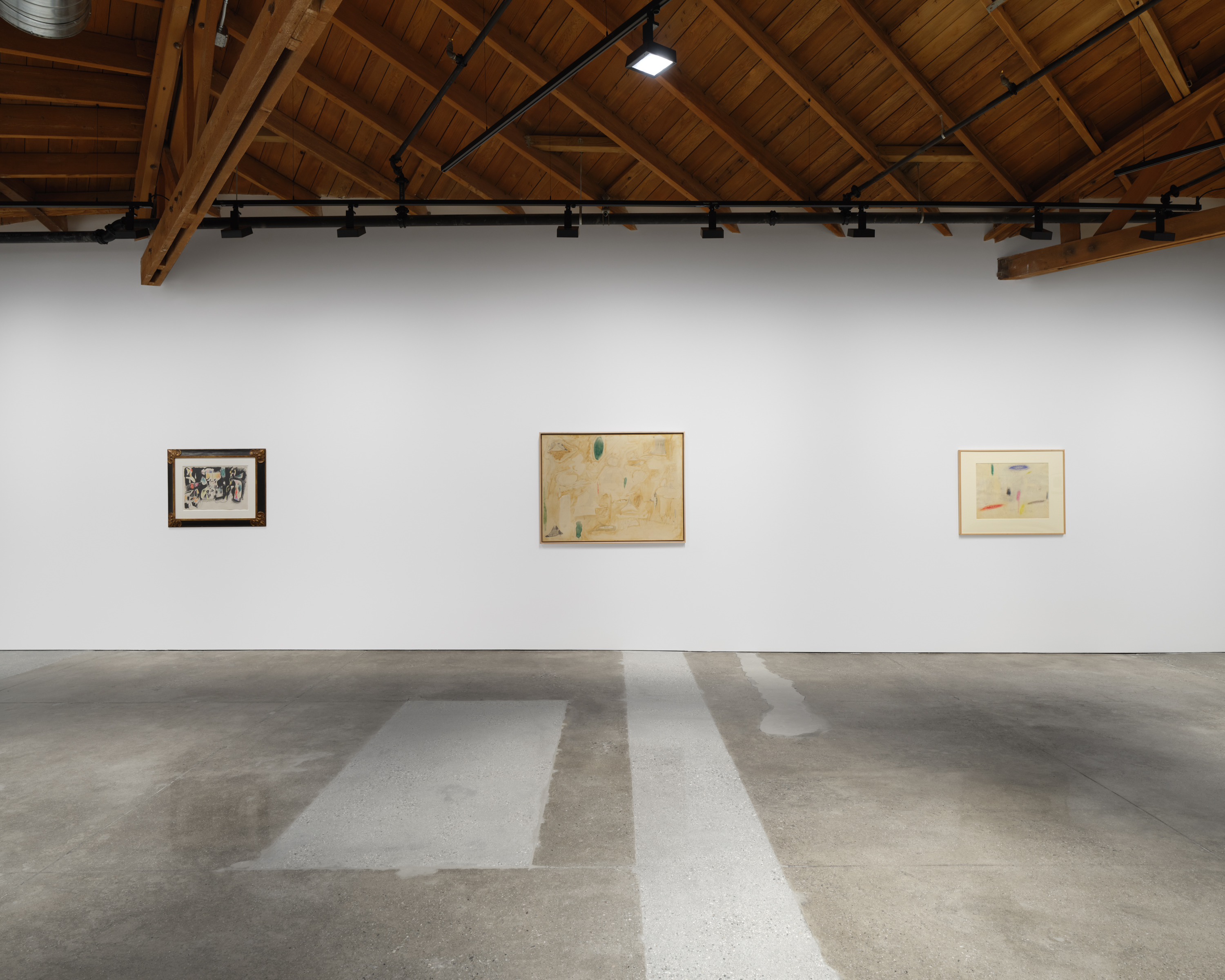 Installation photograph: Arshile Gorky: Horizon West, Hauser & Wirth, West Hollywood,  February 21&ndash;April 25, 2026. Courtesy of Hauser & Wirth Gallery. Photograph by Paul Salveson.