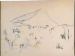 La Montagne Sainte-Victoire vue des environs de Saint-Marc, c.1906 (1506)