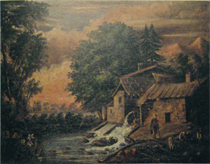 Paysage avec moulin, c.1860 (possibly earlier) (2-TA)