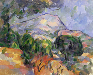 La Montagne Sainte-Victoire au-dessus de la route du Tholonet (avec pin parasol), c.1904 (350)