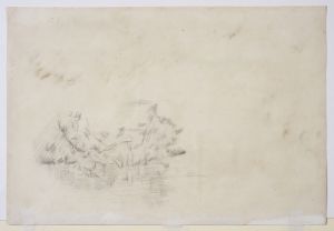 Feuillages se refl&eacute;tant dans l'eau, c.1888 (1243)