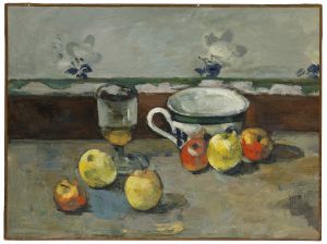 Tasse, verre et fruits, c.1877 (736) Tasse, verre et fruits, c.1877 (736)