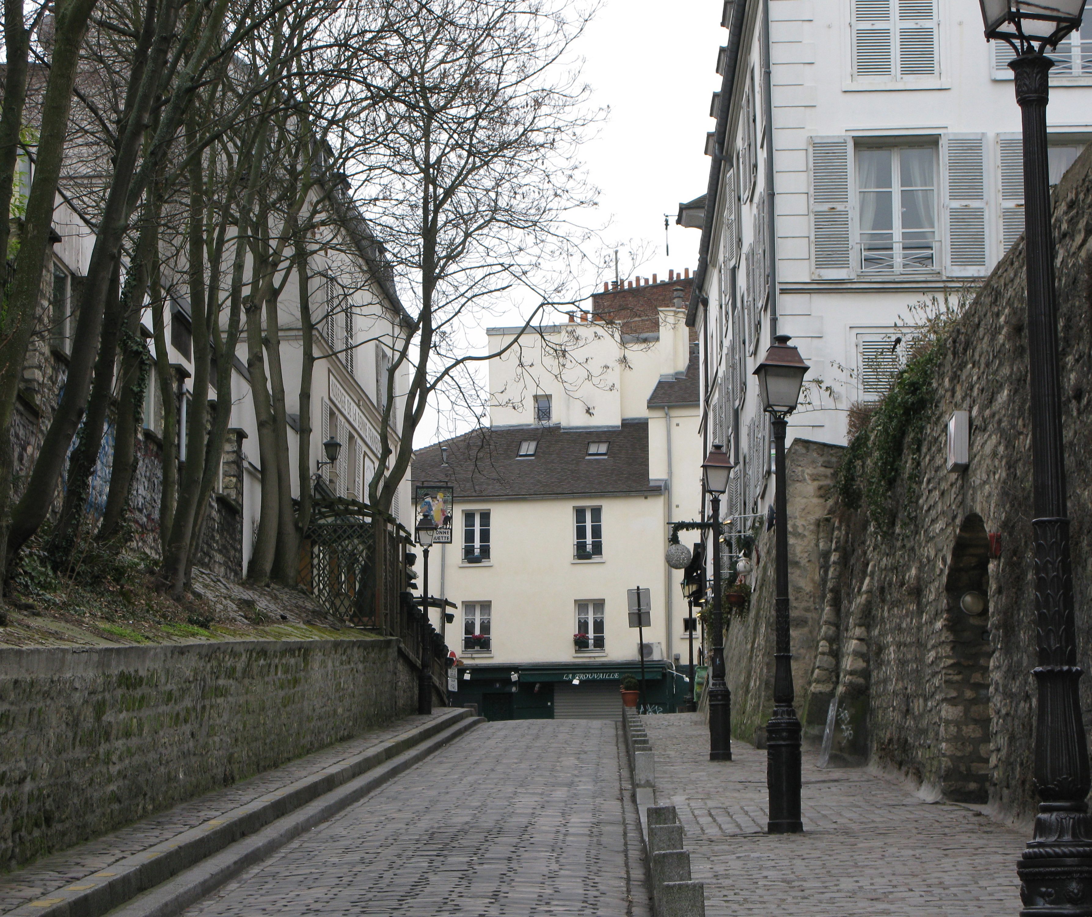 La rue des Saules à Montmartre, 186768 (FWN 50