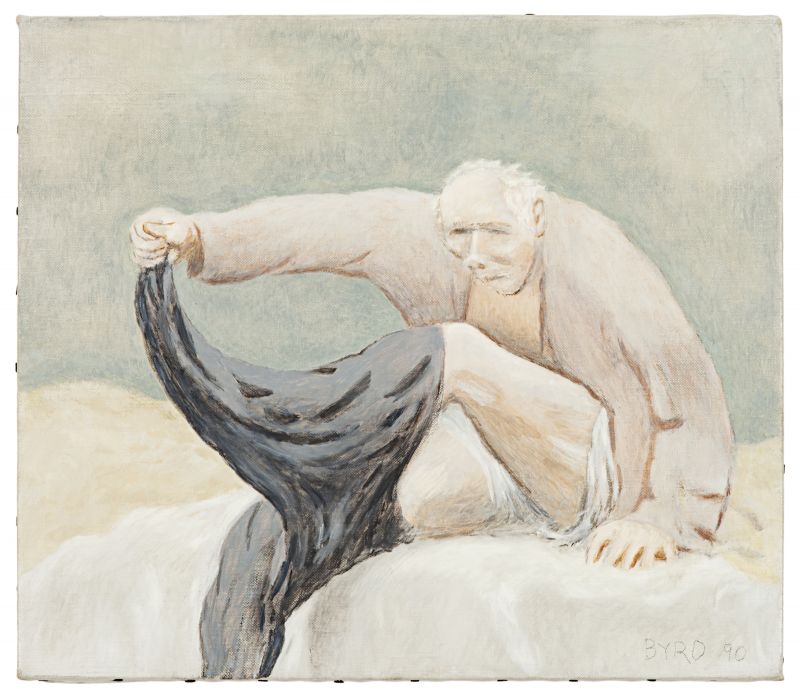 Man Taking Off Pants, 1990 (P240)