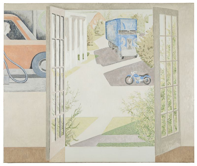 Van and Motorcycle, 1989 (P104)
