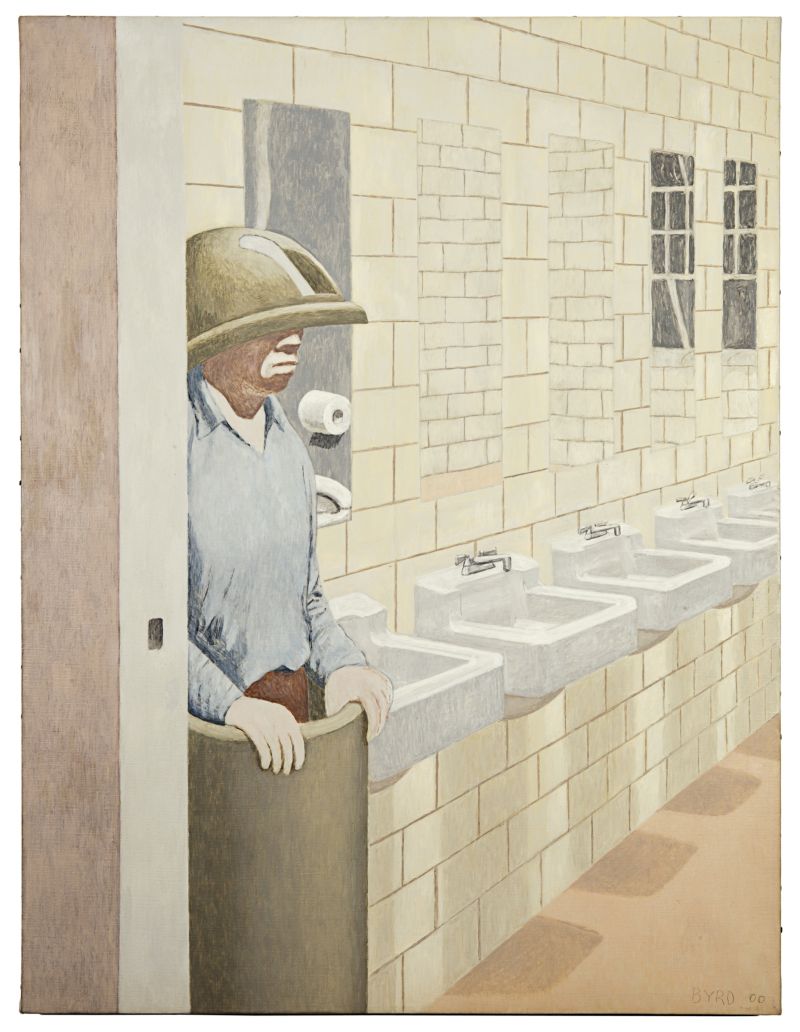Man in Garbage Can, 2000 (P269)