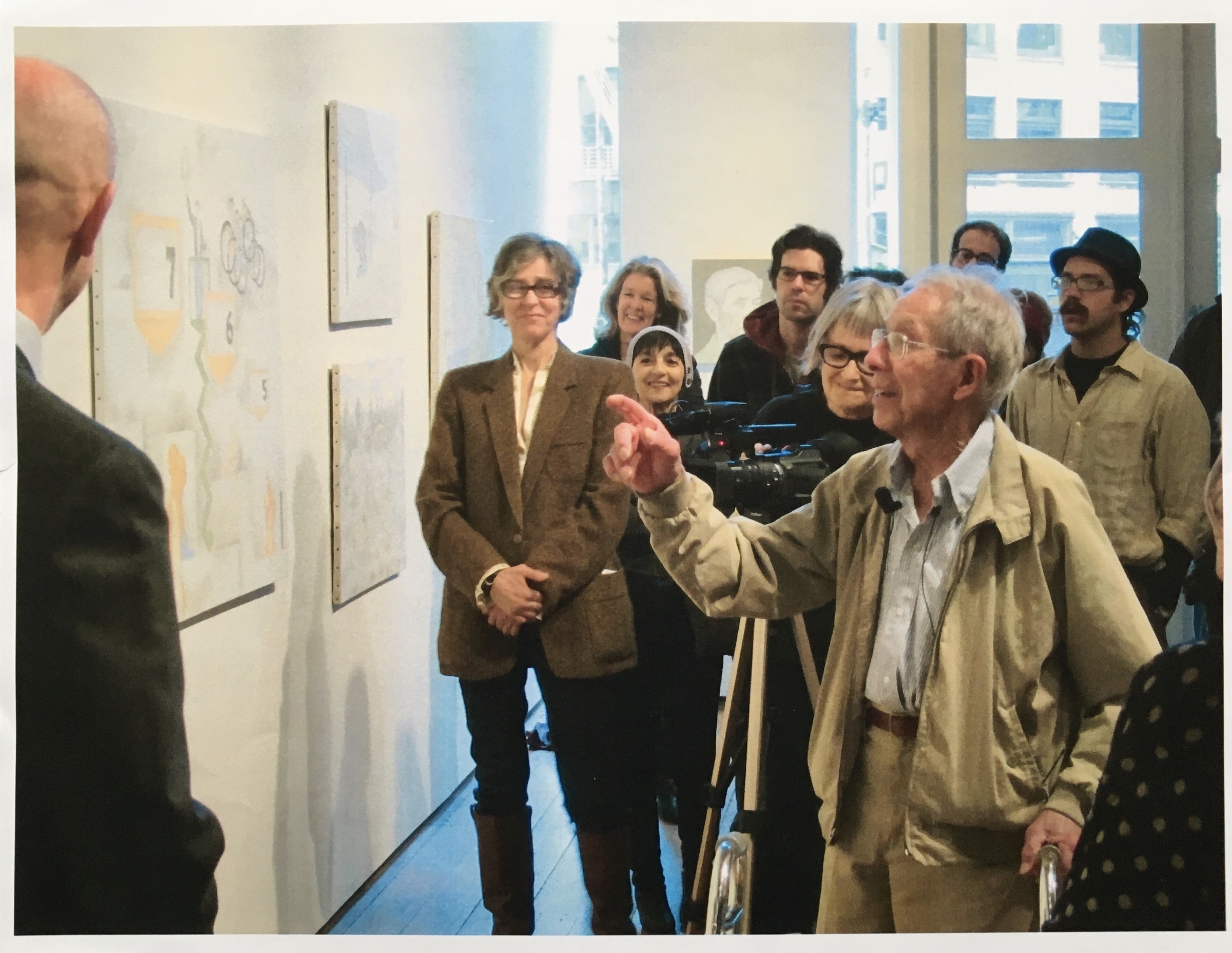Event: Artist talk, photo by Arthur Bacon.