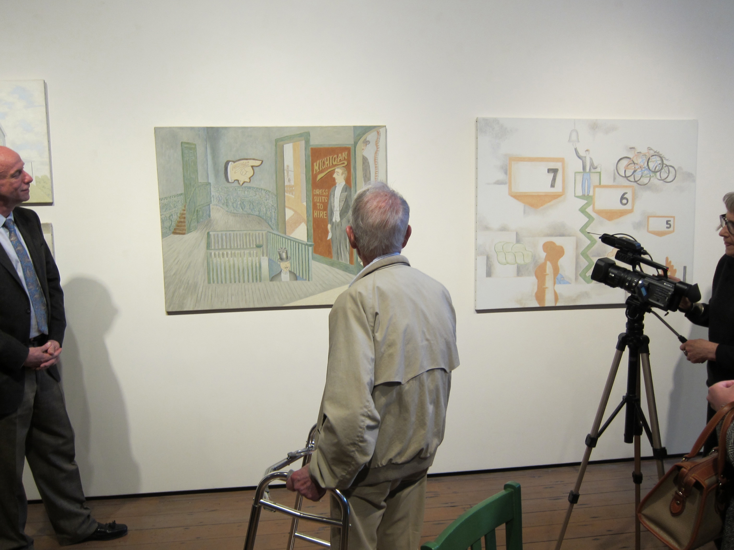 Event: Artist talk, photo by Arthur Bacon.