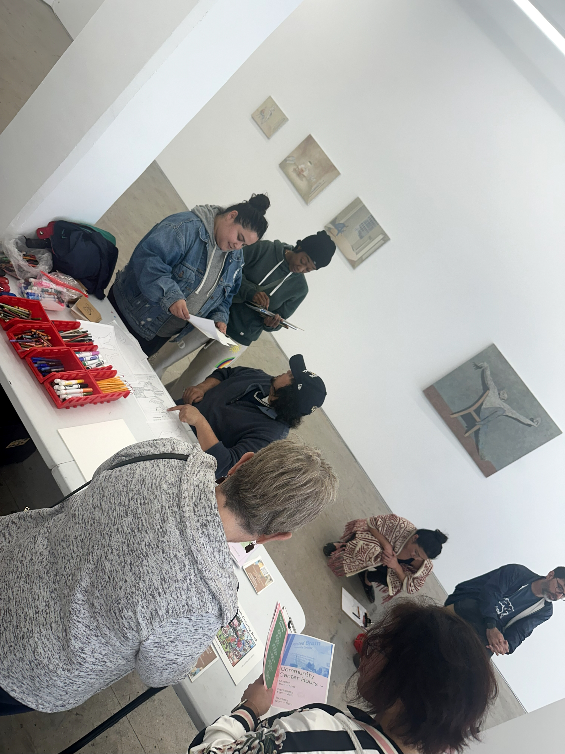 Event: Painted Brain Mental Health Advocacy event at Matthew Brown Gallery, March 23,2024.
Photo courtesy of Painted Brain.