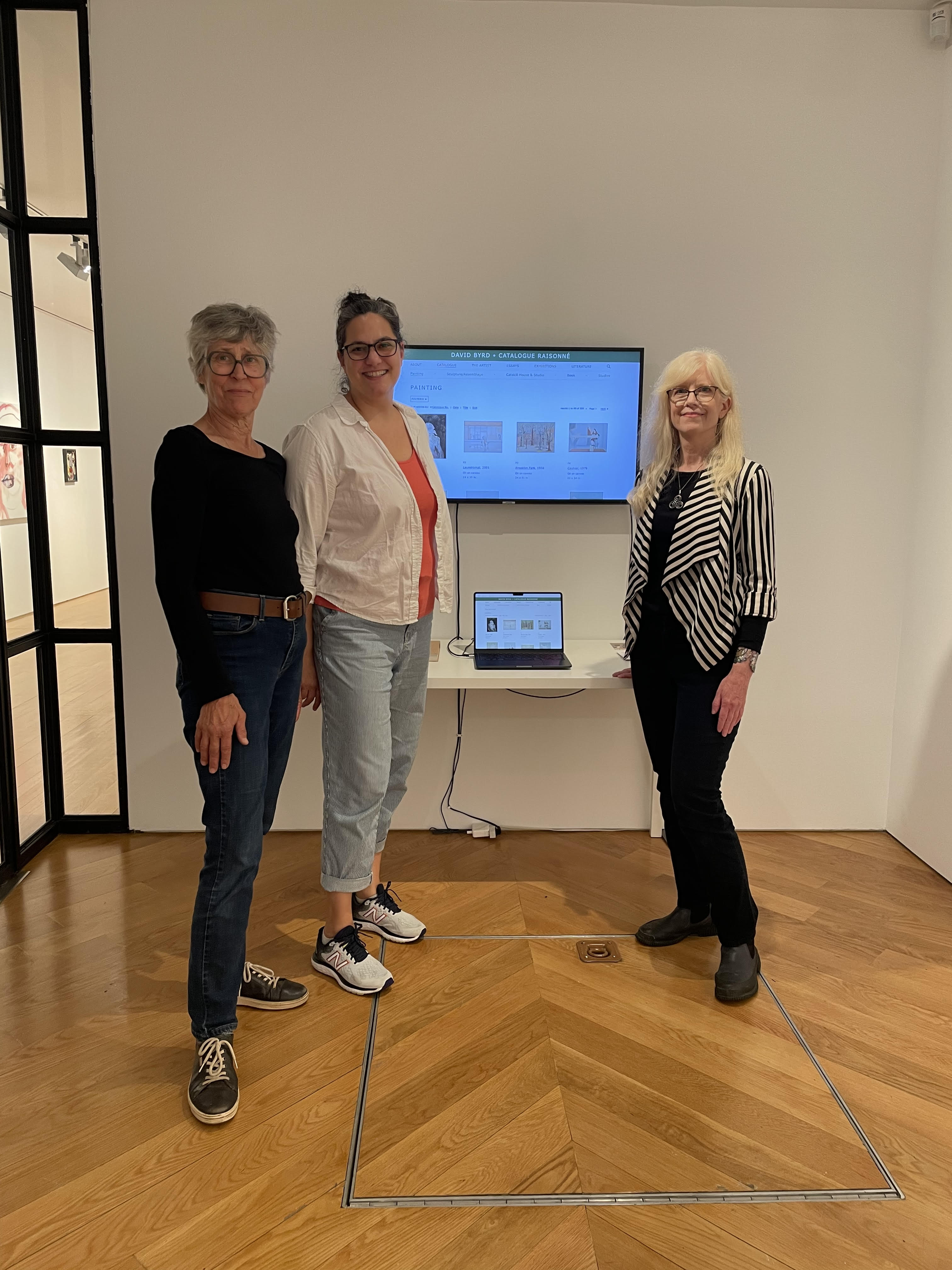 Jody Isaacson (David Byrd Estate), Susannah Shpperd (PanOpticon), Jessica Farrell (David Byrd Estate) at Anton Kern Gallery 2024