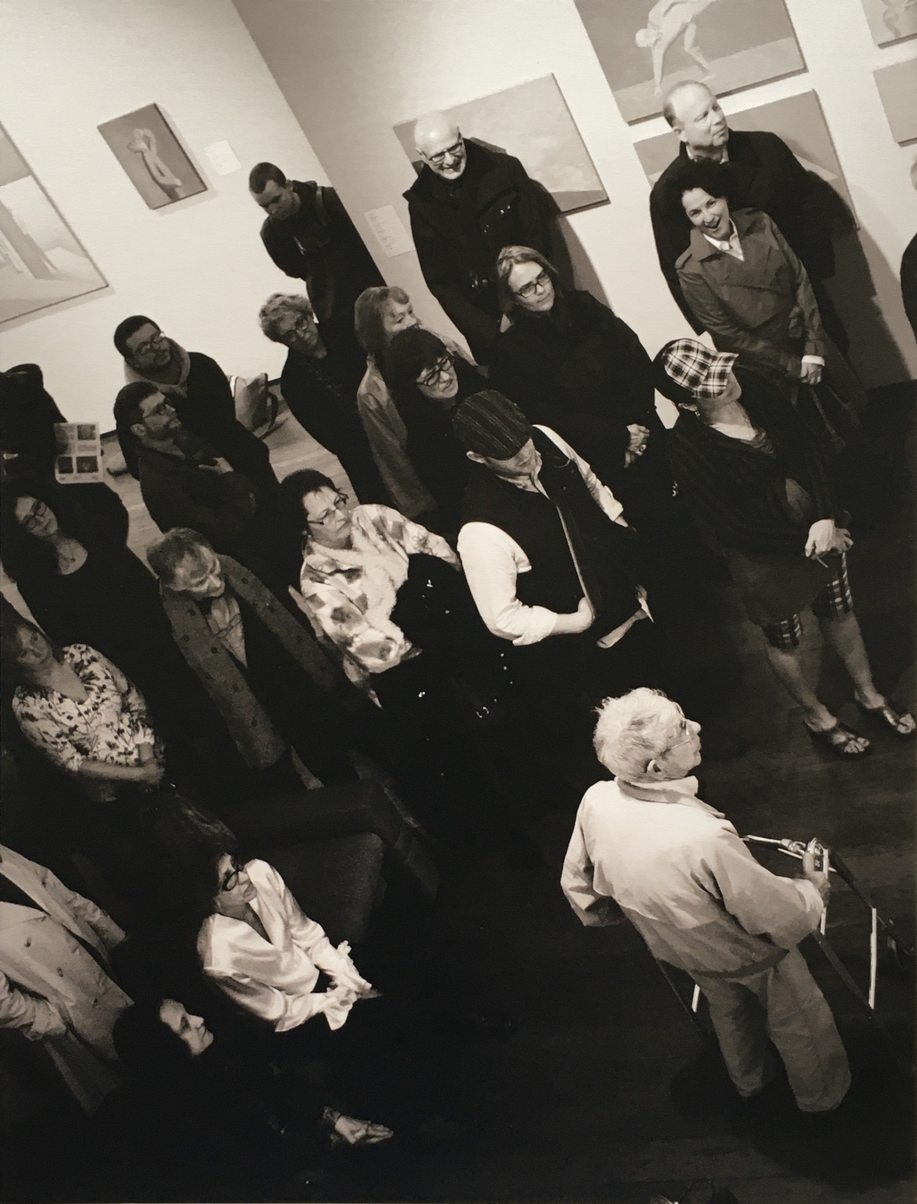 Event: Artist talk, photo by Arthur Bacon.