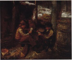 At the Maple Sugar Camp, 1870 (13.5.13)