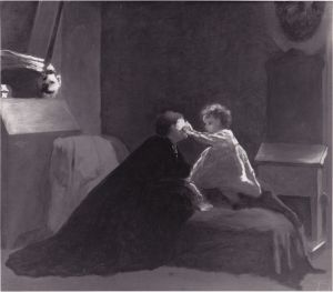 Study for "The Peep", c.1872 (18.0.12)