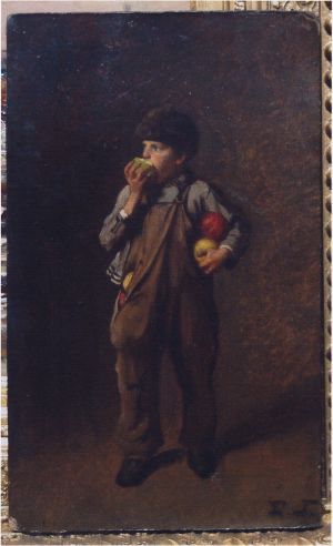 Boy Eating Apples, c.1876 (20.2.4)