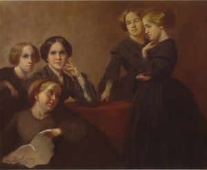 Group with Sarah Fairchild Dean, 1857 (45.7.5)