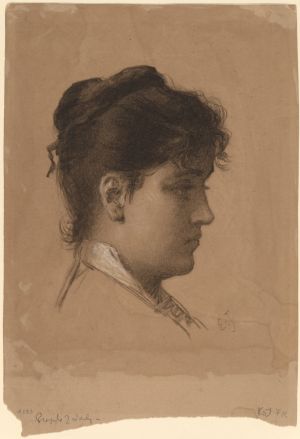 Head of a Young Woman (Nora), c.1876–79 (45.4.6)