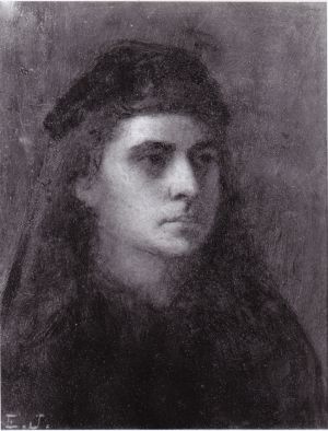 Study of a Head, c.1862 (28.0.2)