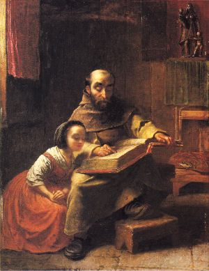 The Monk and Child, c.1851–52 (1.0.3)