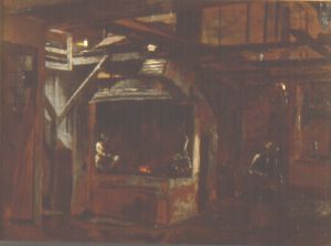 Study for "The Blacksmith Shop", c.1863 (19.0.3)