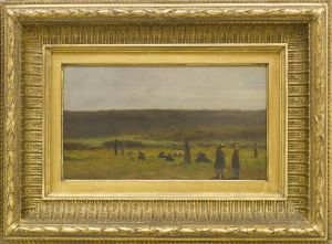 In the Fields (Study for the Cranberry Harvest—Island of Nantucket), c.1876–79 (26.4.3)