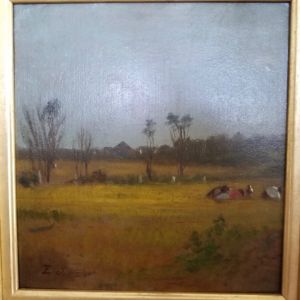 Study for Cranberry Harvest, c.1876–79 (26.4.2)