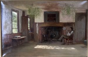 An Old New England Kitchen (Johnson and Worthington Whittredge), c.1865–66 (34.0.5)