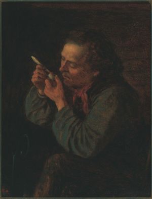 Lighting His Pipe, c.1860 (13.2.2)