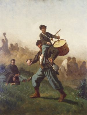 Study for "The Wounded Drummer Boy", c.1864–71 (10.0.17r)