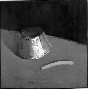 Brass Pot and Candle, 1916 (Catalogue no. 67)