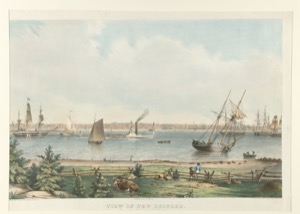 View of New Bedford / From the Fort Near Fairhaven, 1845 (inv. 313)
