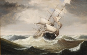 Three Master in Rough Seas, 1856 (inv. 4)