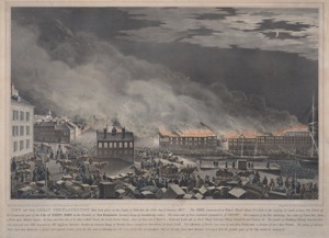 View of the Great Conflagration That Took Place on the Night of Saturday, 14th January 1837, Copyright 1838 by Thomas Moore (inv. 481) View of the Great Conflagration That Took Place on the Night of Saturday, 14th January 1837, Copyright 1838 by Thomas Moore (inv. 481)