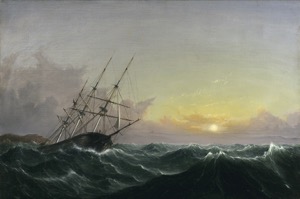 A Storm Breaking Away, Vessel Slipping Her Cable, 1858 (inv. 59)