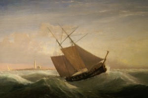Coasting Schooner off Boon Island, c.1850 (inv. 564)