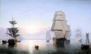 Boston Harbor, Sunset, 1850–55 (inv. 242)