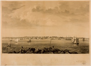 Castine from Hospital Island, 1855 (inv. 246)