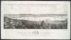 View of the City of Washington. The Metropolis of the United States of America. Taken from Arlington House, the Residence of George Washington P. Custis Esq, 1838 (inv. 498)