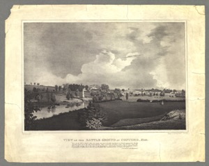 View of the battle ground at Concord, Mass., n.d. (inv. 438)