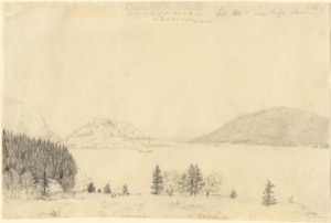 Entrance of Somes Sound, Mount Desert, Maine, 1855 (inv. 347)