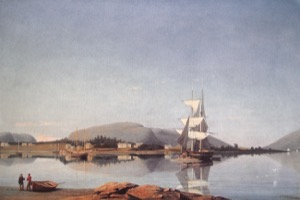 View of Southwest Harbor, Maine: Entrance to Somes Sound, 1852 (inv. 260)