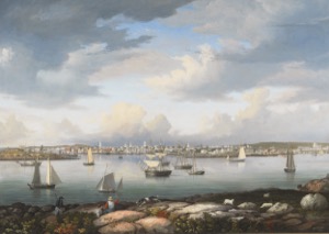 Gloucester Harbor from Rocky Neck, 1844 (inv. 14)